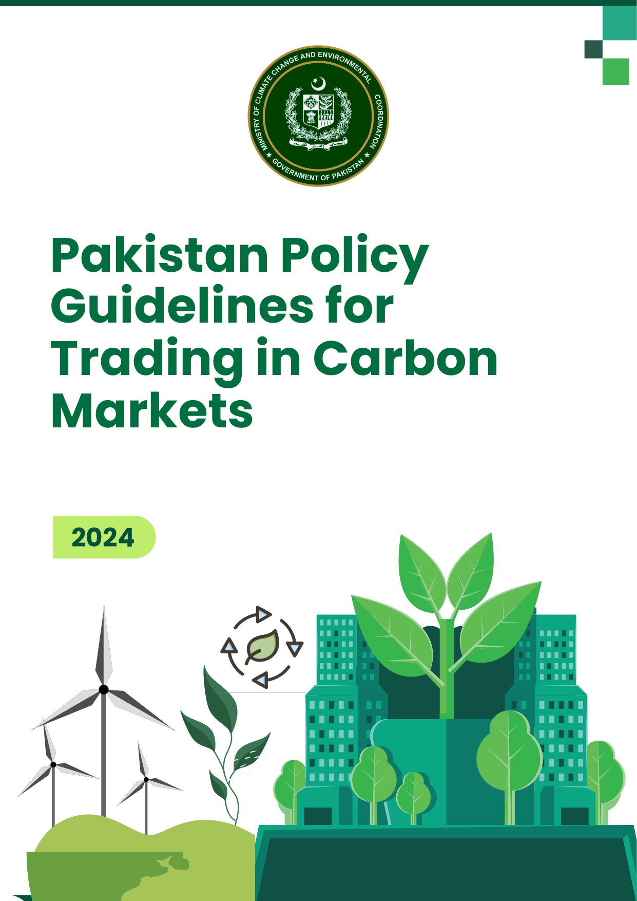 Pakistan Carbon Market Guidelines 2024 cover